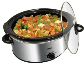 3-tempature Better Chef 636555994640 Oval Slow Cooker 3-quart Settings Side Handles Glass Lid #2