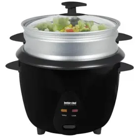 Im-406st Better Chef 5 Cup Rice Cooker With Food Steamer Attachment