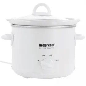 Im-460w Better Chef 3-quart Round Stone Cooker With Removable White Crock