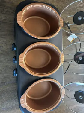 35064 Bialetti 1823 Triple Slow Cooker And Server Model# Item# #3
