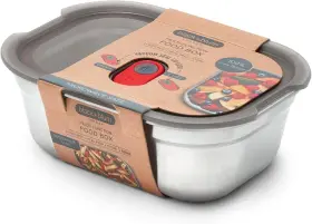 Fbss-bx-s017-en Black Blum Microwavable Stainless Small Box 600ml