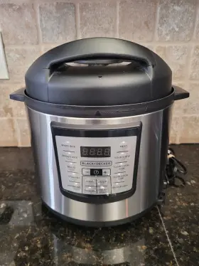 B01lzza5s4 Black Decker And 6 Quart Pressure Cooker Stainless Steel Multi-cooker Pr100 #2