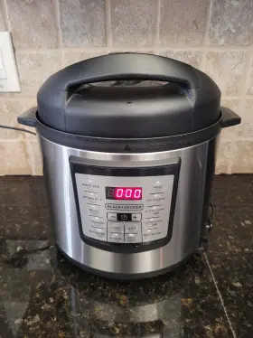 B01lzza5s4 Black Decker And 6 Quart Pressure Cooker Stainless Steel Multi-cooker Pr100
