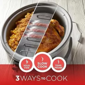 Scd7007ssd Black Decker 7- Quart Digital Slow Cooker Temperature Probe Sous-vide Locking Li #2