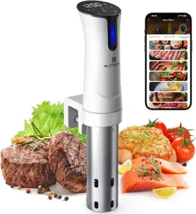 1100w Blitzhome 705353361043 Sous Vide Cooker Wifi App Stainless Steel Immersion Circulator