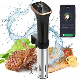 Bh-pf-1-wifi Blitzhome Sous Vide Cooker Wifi App/touch Control Ipx7 Waterproof Compact M