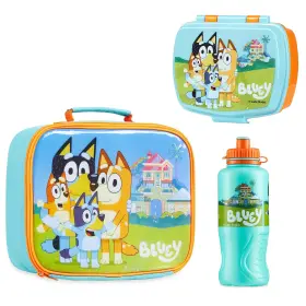 91200 Bluey Lunch Box 3 Piece Set With Insulated Bag One Size Multicolour