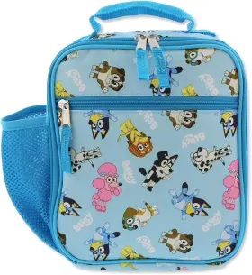 B22by54490 Bluey Kids Soft Insulated School Lunch Box One Size Blue