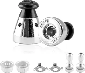Bonsicoky 772324567988 2pcs Universal Pressure Cooker Relief Jigger Valve With Exhaust Rod Safe And An