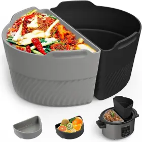 Bonzoey 313039711756 Slow Cooker Liners Cook Two Things At Once And Easy Clean Crock Pot Divider Suit