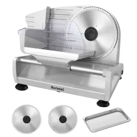 200w Borlebbi 5186 Meat Slicer Dc Motor Quiet Electric Food Silver
