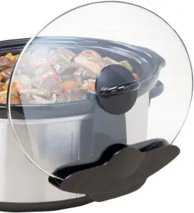 Brand Lid Pocket 860004591771 Slow Cooker Holder Fits Most Cookers Keeps 1 Pack Black
