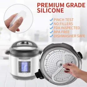 Branded 445005579572 Silicone Sealing Ring 8 Quart For Instant Pot Food-grade Silic #3