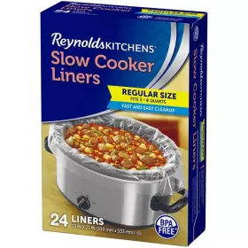 G20724 Branded Reynolds Kitchens Slow Cooker Liners Regular Size 24 Ct #3