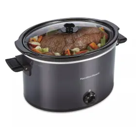 33191 Brands Inc. Hamilton Beach 10-quart Slow Cooker Extra Large Capacity Stainless Steel