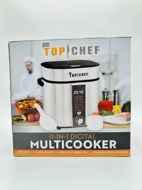 Tc-11in1dm Bravo Top Chef Multicooker 11-in-1 Digital Different Settings 6 C Capacity New