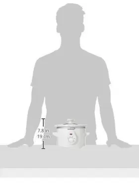 Brentwood 181225801150 Slow Cooker 1.5 Quart White #2