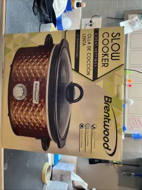 Sc-140c Brentwood 812330023525 4.5 Quart Diamond-pattern Slow Cooker Brown Copper Sc-140c Brentwood 812330023525 4.5 Quart Diamond-pattern Slow Cooker Brown Copper