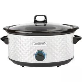 Brentwood Appliances 445019030083 Diamond 7 Quart Pearl Slow Cooker With Tempered Glass Lid