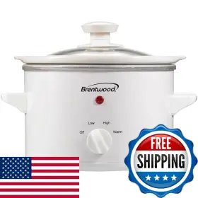 B0062chtw2 Brentwood Sc-115w Slow Cooker1.5 Quartwhite