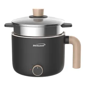 Hps-3172bk Brentwood 600w 1.6 Quart Multifunction Electric Hot Pot Cooker With Steamer