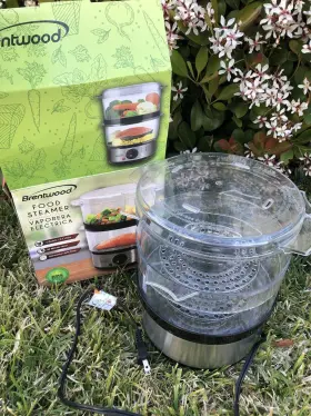 Ts-1005 Brentwood 2-tier Food Steamer With 5 Quart Capacity