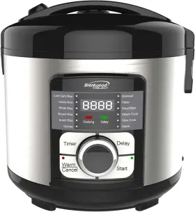 Ts-1320s Brentwood Electric Multi-cooker Standard Metallic