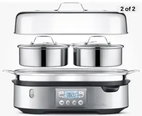 17110873usc Breville Bfs800bss The Steam Zone Food Steamer - Silver #2