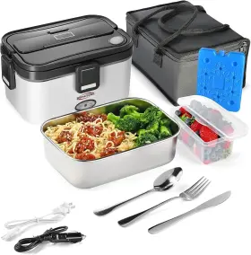 Brewedge 860008167439 Electric Lunch Box For Adults White