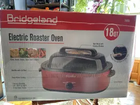 76668 Bridgeland New 18-quart Electric Roaster Oven With Viewing Window