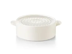 A512 Buydeem 810059973879 Ceramic Steam Rack For G32 Food Steamer White