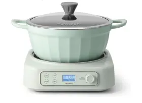 Lp55us32 Buydeem 5 N 1 Slow Cooker 4.7 Court Ceramic Crock Never Opened