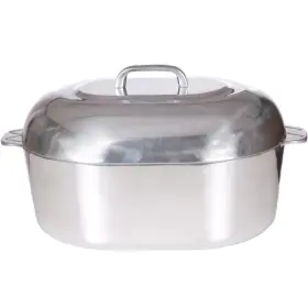 Gl10055 Cajun Classic 838040005019 18-inch Oval Aluminum Roaster -