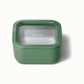 Kw-fs44-gre Caraway Glass Food Storage - 4.4 Cup Container 1x Sage