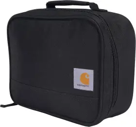 B0000543 Carhartt Insulated 4-can Lunch Cooler For Men Essential Black