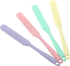 Ss-001 Catosum 4 Pcs Silicone Jar Medium Pink&yellow&light Green&light Purple