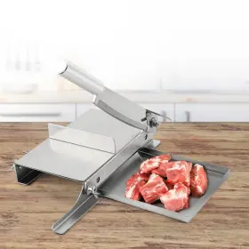 Wjn-128 Cgoldenwall Manual Ribs Meat Slicer 14.09 X 7.17 2.99 Inches Silver