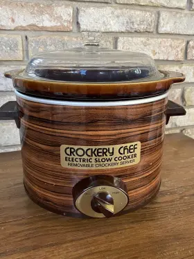 H2011 Chef Crockery Electric Slow Cooker 5.5qt