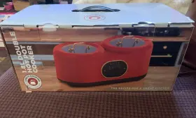 Cc-8003-rdgd Chef S Counter 1.8l Double Hot Pot Cooker