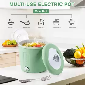 Chocosmore 768556393259 Hot Pot Electric 450w Ramen Cooker 1l Mini Lazy For Egg And Soup Po #2 Chocosmore 768556393259 Hot Pot Electric 450w Ramen Cooker 1l Mini Lazy For Egg And Soup Po #2