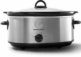 Cc-sl-6000-ss-hdl Complete Cuisine 6.0 Quart Slow Cooker Stainless Steel With Handles