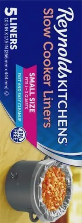 G20503 Consumer Products Kitchens Slow Cooker Liners Small Fits 1-3 Quarts 5 Count #3 G20503 Consumer Products Kitchens Slow Cooker Liners Small Fits 1-3 Quarts 5 Count #3