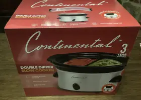 Ce-sc018 Continental Double Dipper Slow Cooker 1 Liter