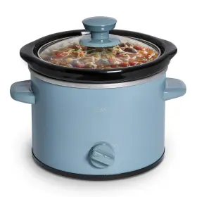 Wsc1 Cook With Color 729016721586 2 Quart Mini Electric Round Slow Cooker - Quarts Slate Blue