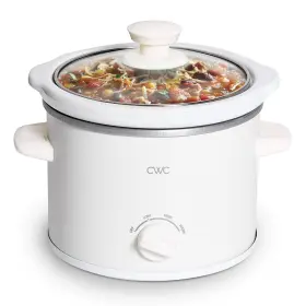 Wsc1-crm Cook With Color 2 Quart Mini Electric Round Slow Cooker - Quarts Cream
