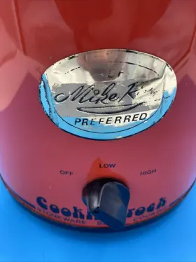 S-1200 Cookin Crock Vintage Orange Slow Cooker Inch Mike Roy Preferred Stoneware #2