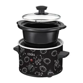 22408 Cooks 1.5-quart Football Print Slow Cooker