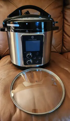 K47154 Cooks Essentials 6 Quart Delux Pro Pressure Cooker Model- Brand New