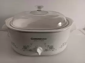 Sc0-150 Corningware Crock Pot Electrics Callaway Ivy Pattern 5.5 Quart 5.2l Slow #2
