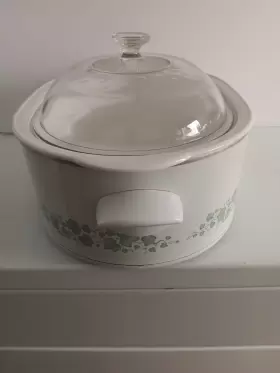 Sc0-150 Corningware Crock Pot Electrics Callaway Ivy Pattern 5.5 Quart 5.2l Slow #3